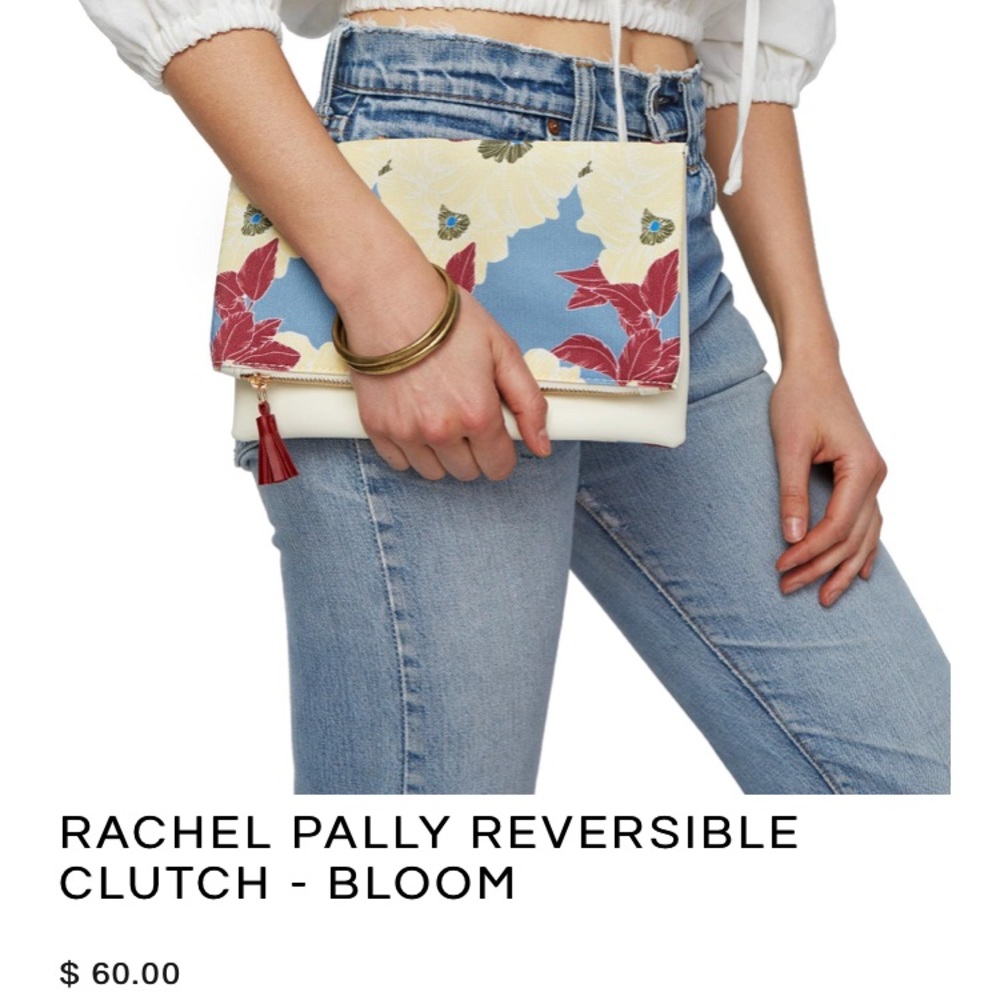 RACHEL PALLY REVERSIBLE CLUTCH - BLOOM